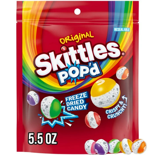 Skittles POP’d Original Tamaño Grande 155g
