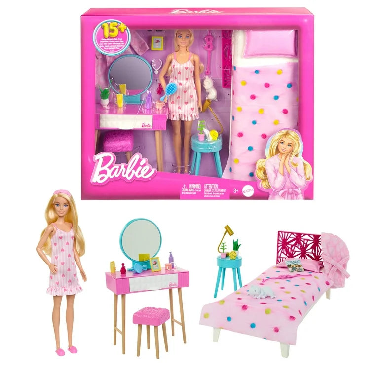 Barbie Bedroom Set Habitación + Accesorios