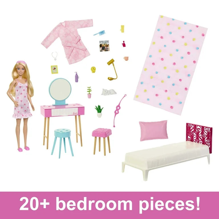 Barbie Bedroom Set Habitación + Accesorios
