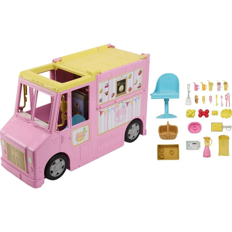 Barbie Lemonade Truck Camión de Limonada + Accesorios