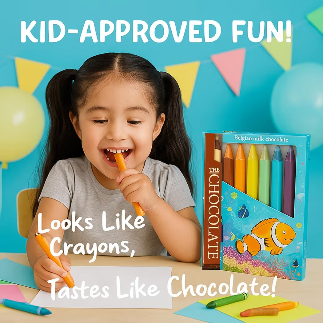 Crayones Chocolate Belga x7 Unidades - 100g