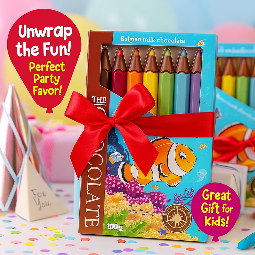 Crayones Chocolate Belga x7 Unidades - 100g