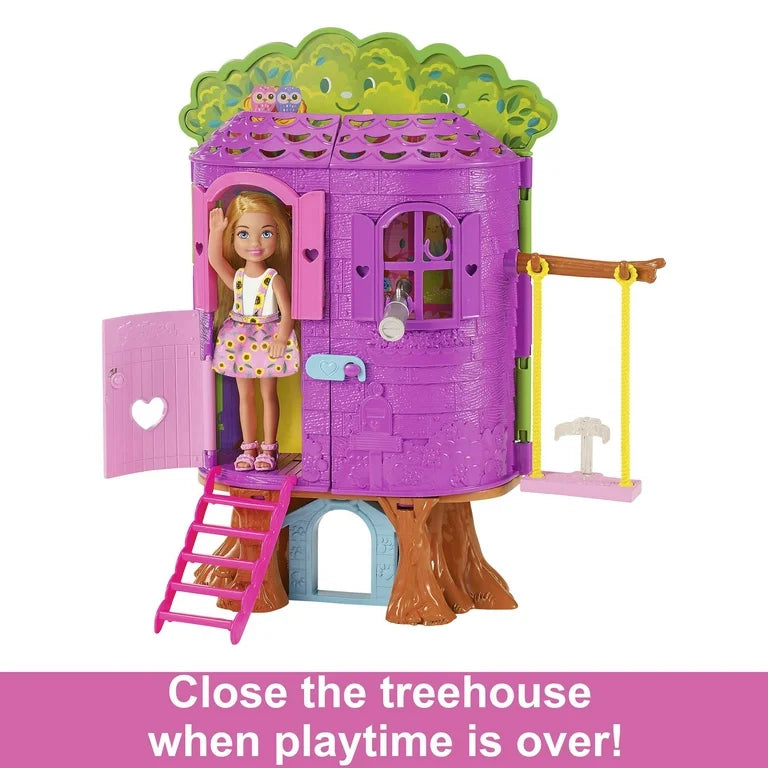 Muñeca Barbie Chelsea Treehouse Casa del Árbol + Accesorios