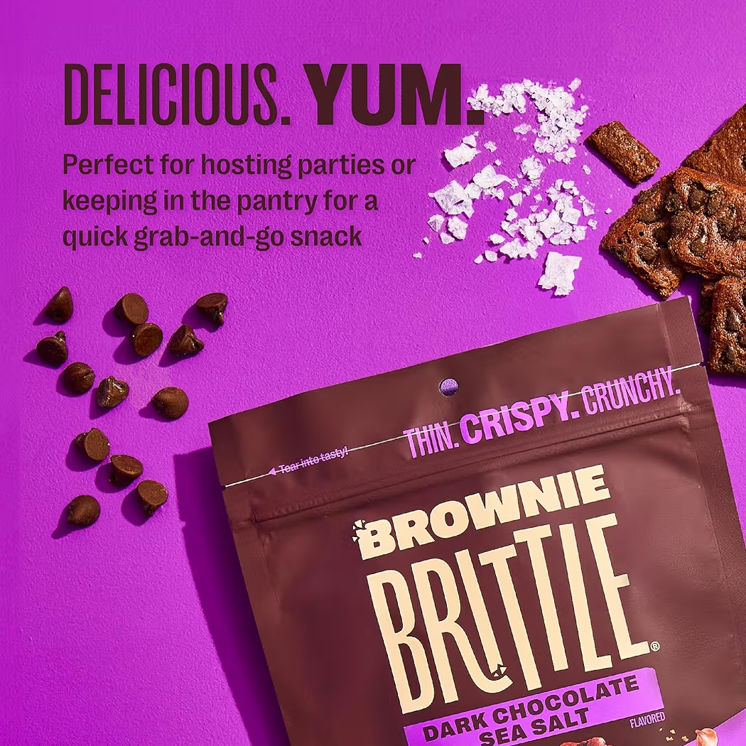 Brownie Brittle Dark Chocolate Sea Salt 142g