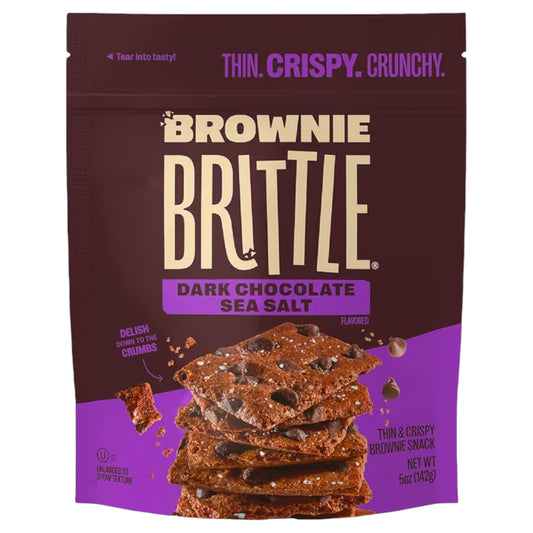 Brownie Brittle Dark Chocolate Sea Salt 142g