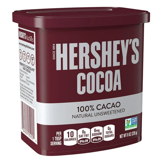 Cacao Hershey’s Natural Sin Azúcar 226g