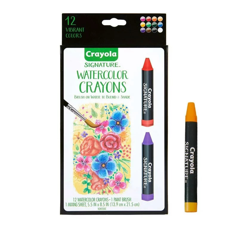 Acuarelas Crayola Signature x12 + Accesorios