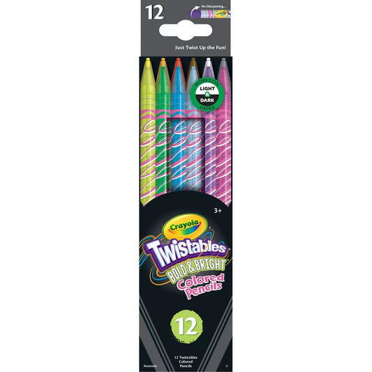 Kit de Colores Brillantes Twistables Bold & Bright x12