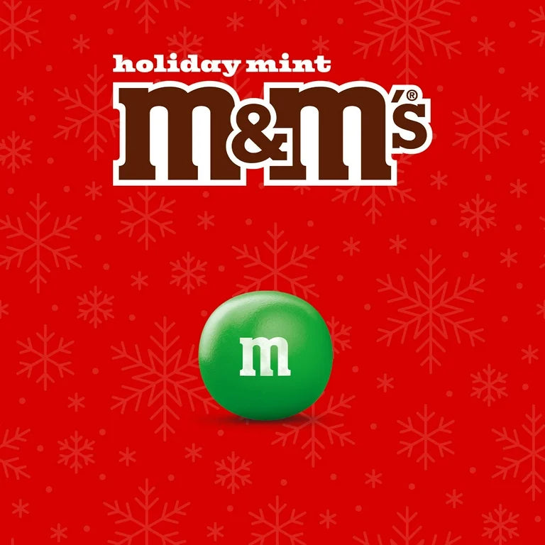 NAVIDAD: M&M’S Menta Regalo Tamaño Grande 80g