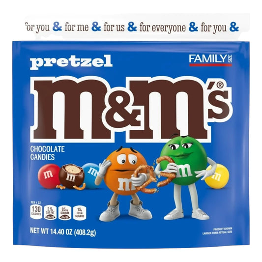 M&M’S Pretzel Tamaño Familiar 408g