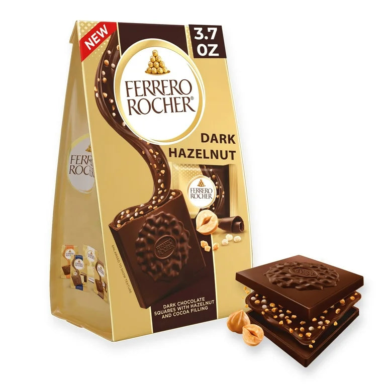 Chocolates Rellenos Ferrero Rocher Premium Dark Hazelnut x10 Unidades - 104g