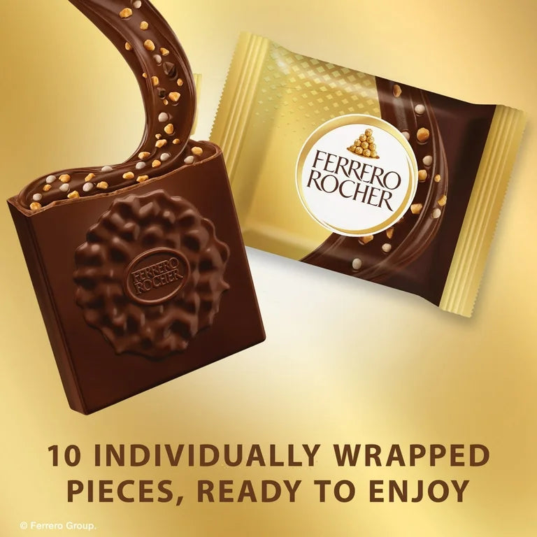 Chocolates Rellenos Ferrero Rocher Premium Dark Hazelnut x10 Unidades - 104g