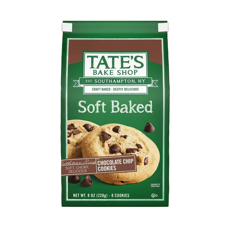 Galletas Tate’s Bake Shop Soft Baked Chocolate Chip Tamaño Grande 228g