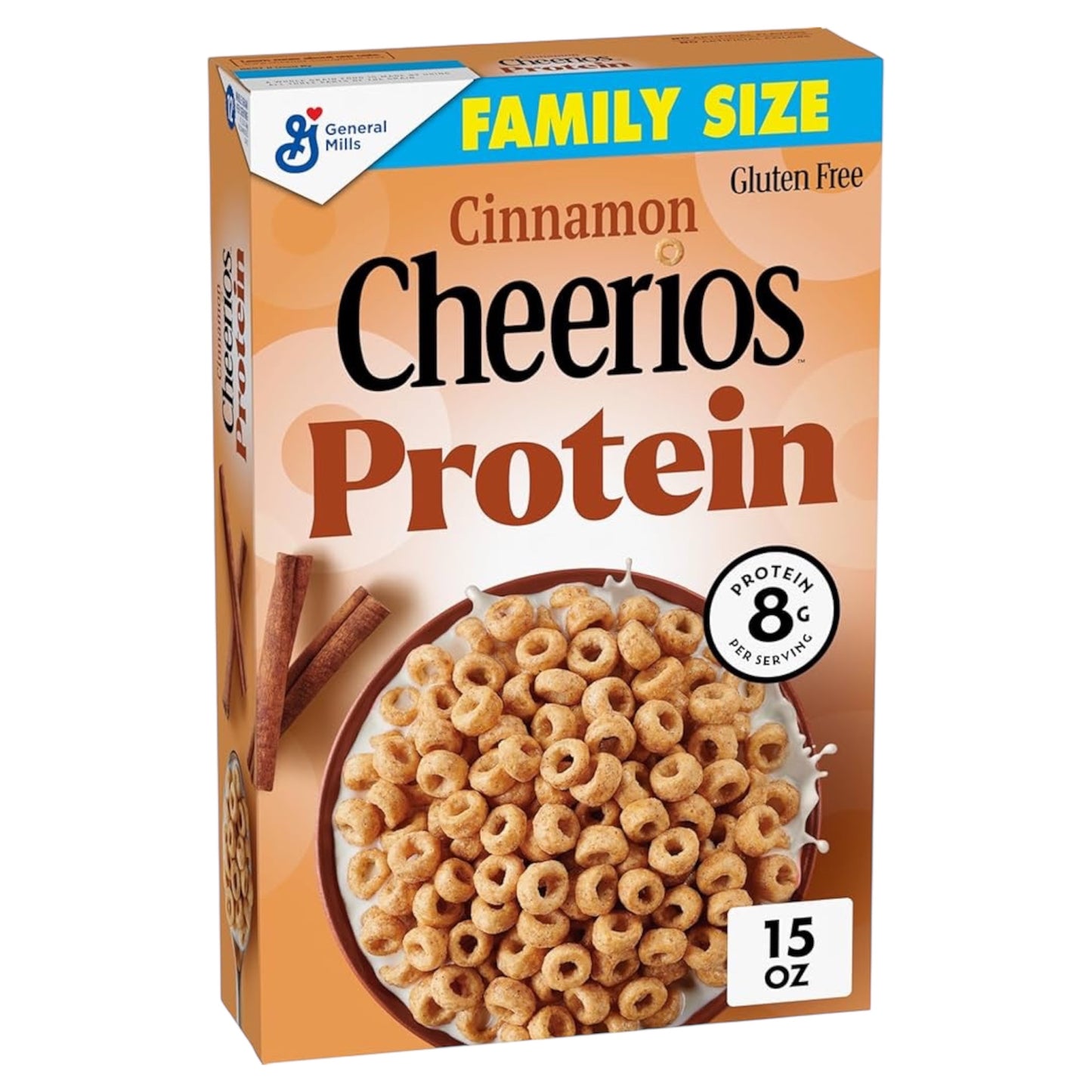 Cereal Proteico Gluten Free Cheerios Canela Tamaño Familiar 425g