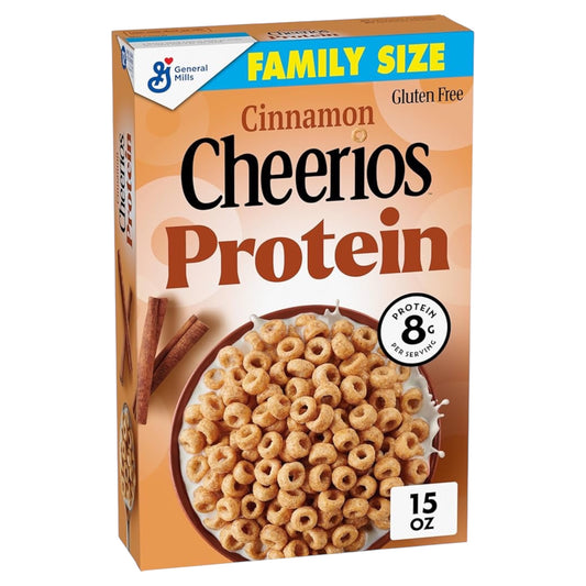 Cereal Proteico Gluten Free Cheerios Canela Tamaño Familiar 425g