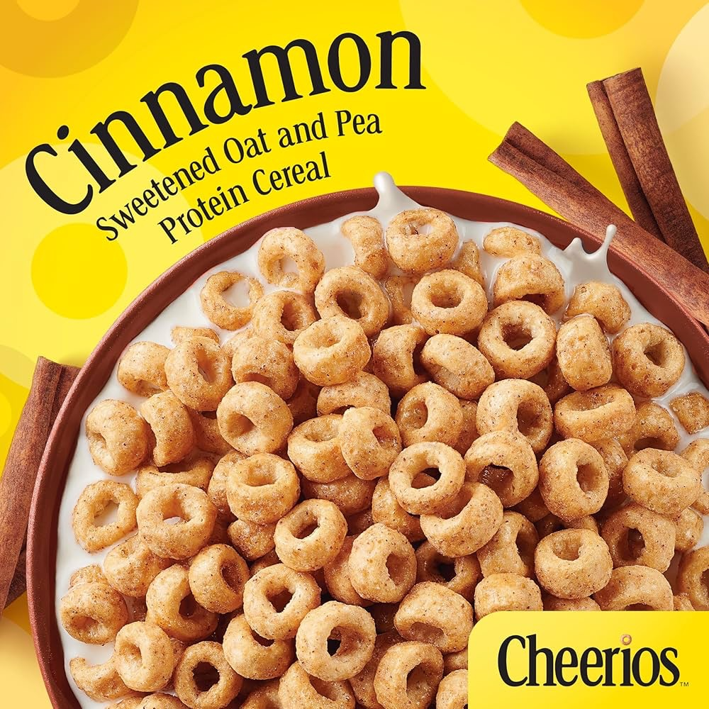 Cereal Proteico Gluten Free Cheerios Canela Tamaño Familiar 425g