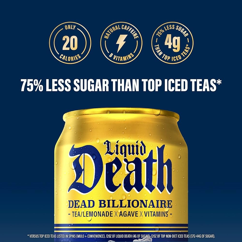 Té + Limonada Liquid Death Dead Billionaire 355 mL