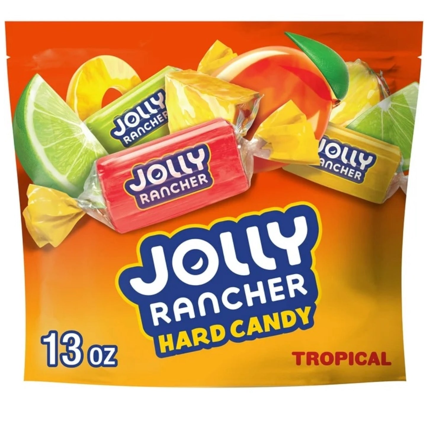 Jolly Rancher Hard Candy Frutas Tropicales Tamaño Grande 368g