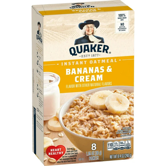 Avena Instantánea Quaker Banana & Crema 240g