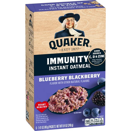 Avena Instantánea Quaker Inmunity Moras & Arándanos 240g