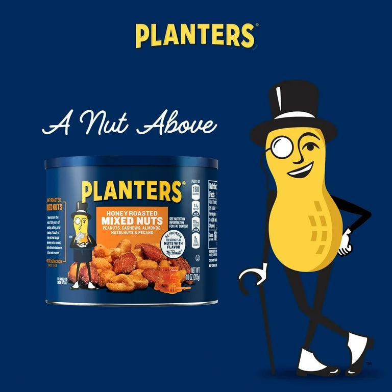 Nueces Mixtas Planters Honey Roasted 283g