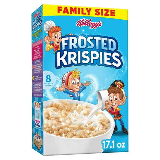 Cereal Kellogg’s Frosted Krispies Tamaño Familiar 484g