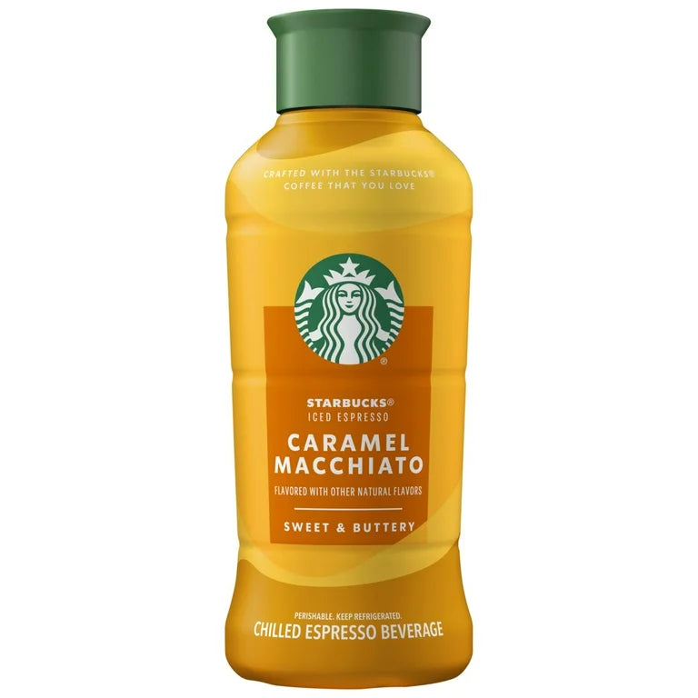 Café Frío Starbucks Caramel Macchiato Sweet & Buttery 1.1 L