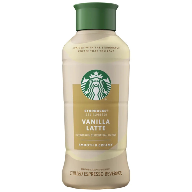 Café Frío Starbucks Vanilla Latte Smooth & Creamy 1.1 L