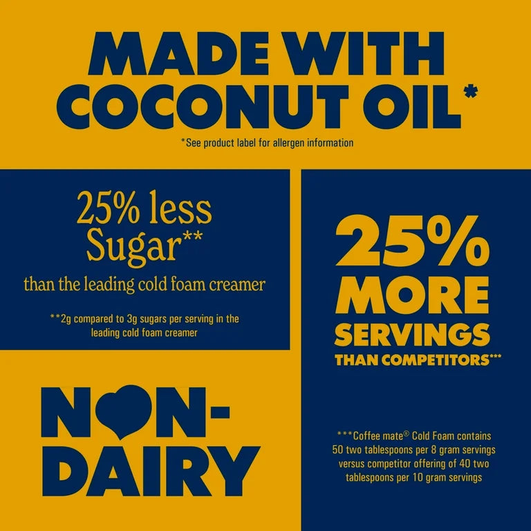 EDICIÓN LIMITADA: Espuma Fría Coffee Mate Butterbeer Harry Potter 414 mL