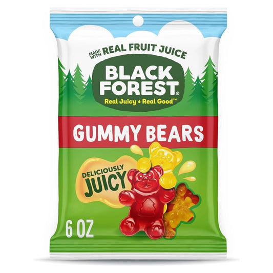 Gomitas Black Forest Real Fruit Juice Gummy Bears 170g