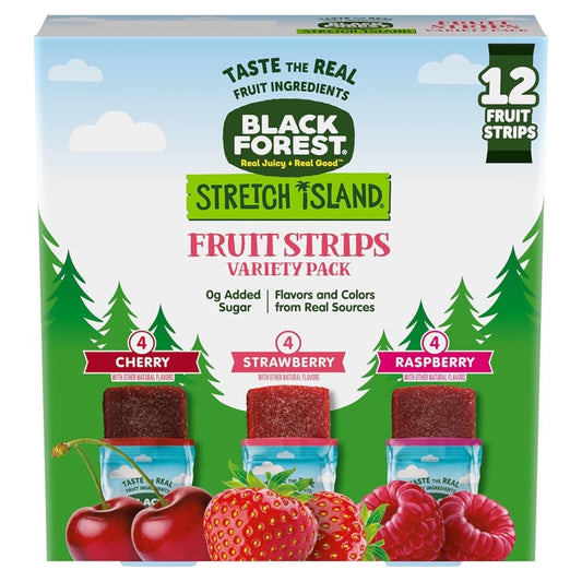 Snacks Fruta Real Black Forest Fruit Strips Sin Azúcar Añadida x12 Unidades - 168g