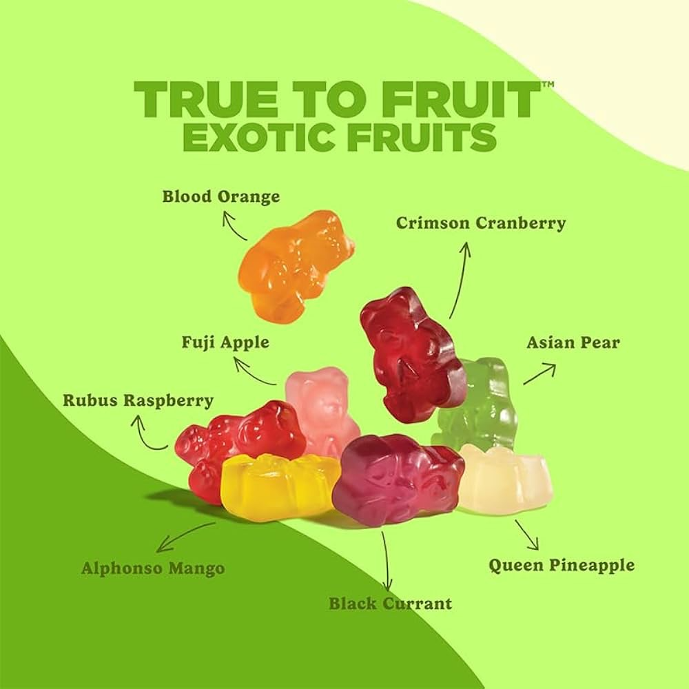 Gomitas Gluten Free Albanese Exotic Fruits Tamaño Grande 708g