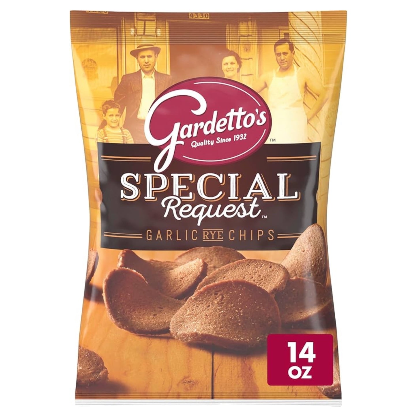 Snacks Ajo Gardetto’s Special Request Garlic Rye Chips Tamaño Grande 396g