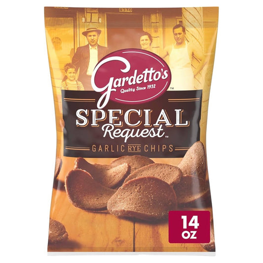 Snacks Ajo Gardetto’s Special Request Garlic Rye Chips Tamaño Grande 396g