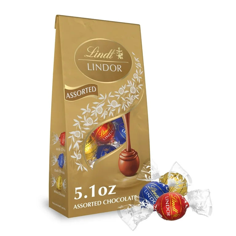 Chocolates Lindt Lindor Bombones Surtidos 144g