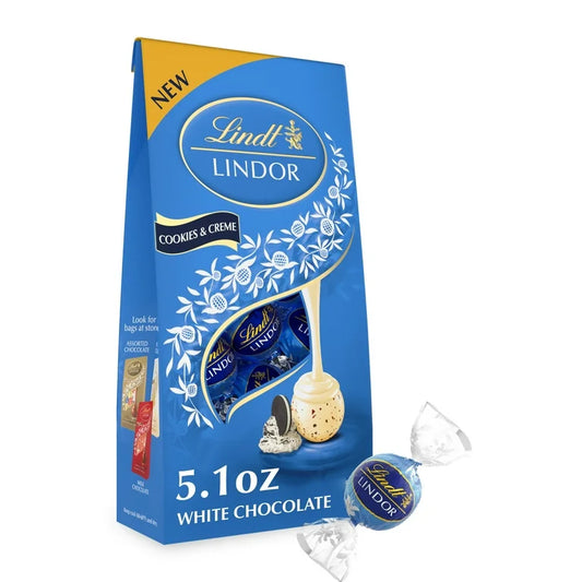 Chocolates Lindt Lindor Bombones Cookies & Cream 144g