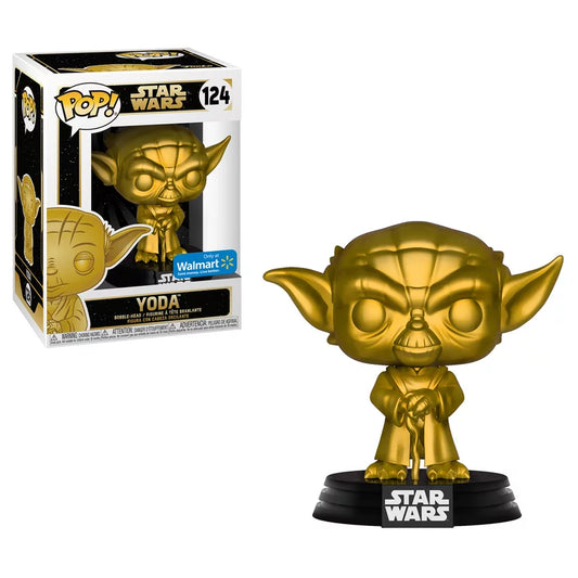 Funko POP Star Wars: Yoda (Dorado Metálico)