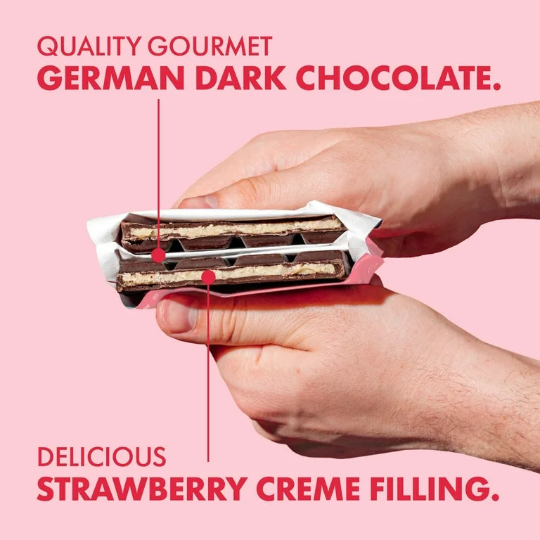 Chocolate Ritter Sport Fresas & Crema 100g