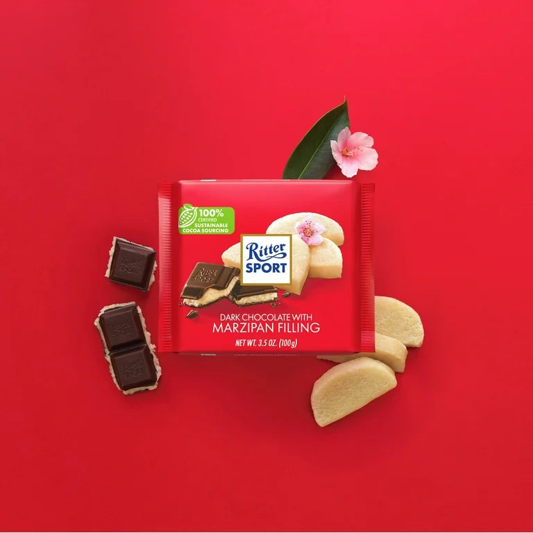 Dark Chocolate Ritter Sport Mazapán 100g