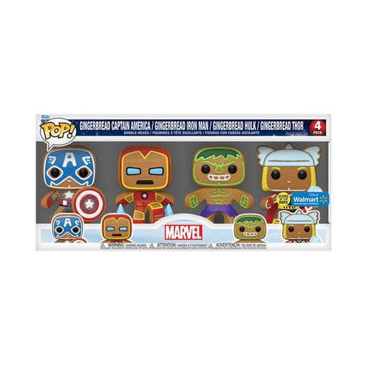 Funko Pop! Marvel: Holiday Gingerbread x4