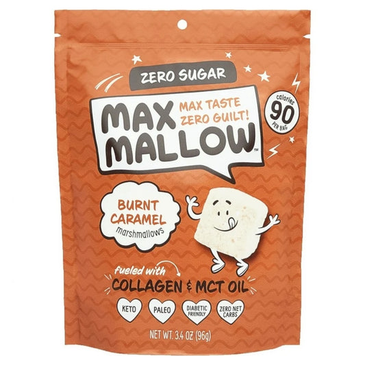Marshmallows Sin Azúcar Max Mallow Caramelo Quemado 96g