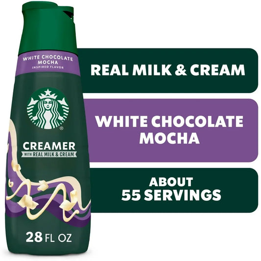 Starbucks Creamer White Chocolate Mocha 828 mL