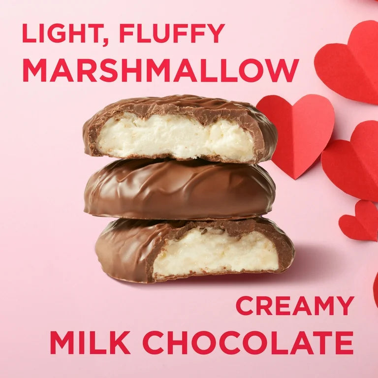 VALENTINE: Marshmallow Russell Stover Chocolate Corazón 37g