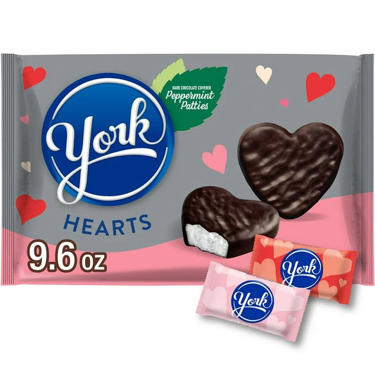 VALENTINE: Corazones York Dark Chocolate Peppermint 272g