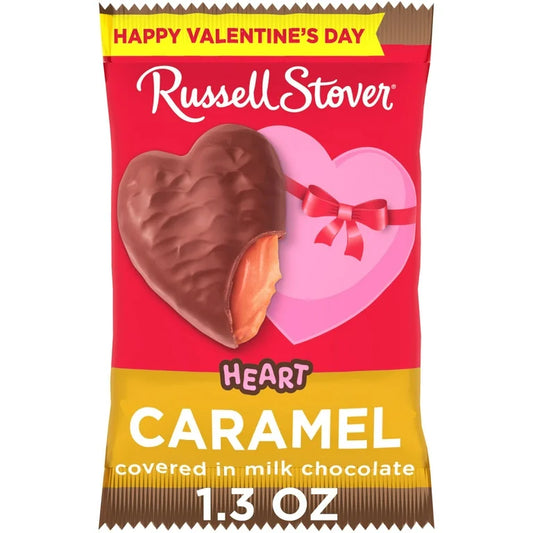 VALENTINE: Chocolates Russell Stover Caramelo Corazón 37g