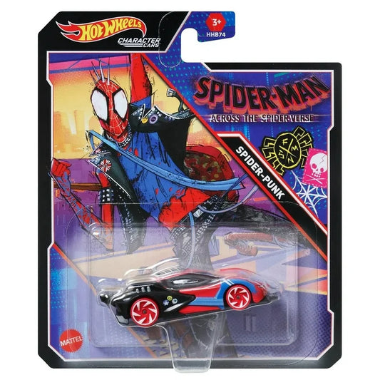 Carro Especial Hot Wheels Marvel Spider-man Across The Spiderverse Spiderpunk