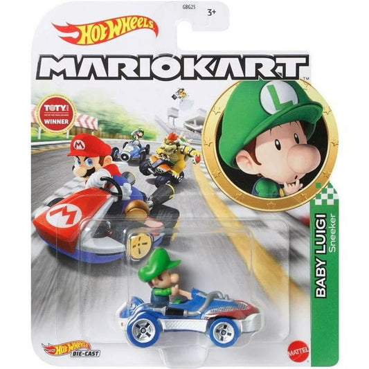 Carro Especial Hot Wheels Mario Kart Luigi Sneeker Die-Cast