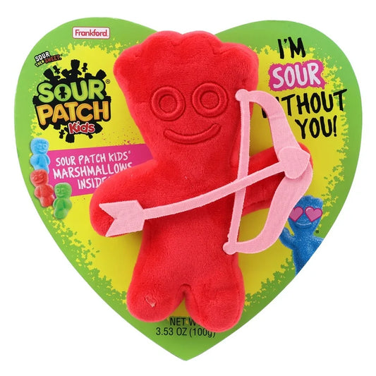 VALENTINE: Caja Corazón Sour Patch Peluche + Marshmallows 100g