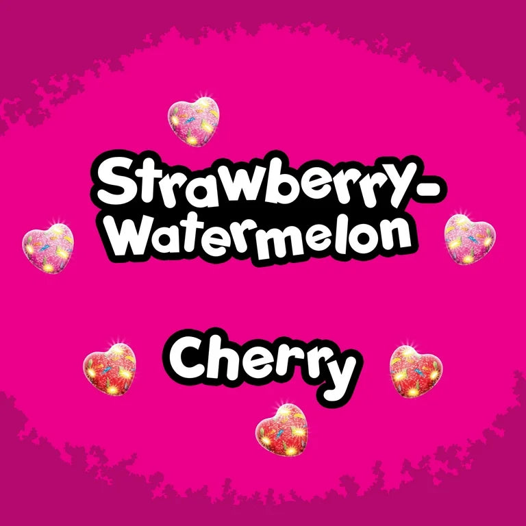 VALENTINE: Gomitas Sour Patch Fresa-Sandía & Cereza Glow Ups Hearts 238g