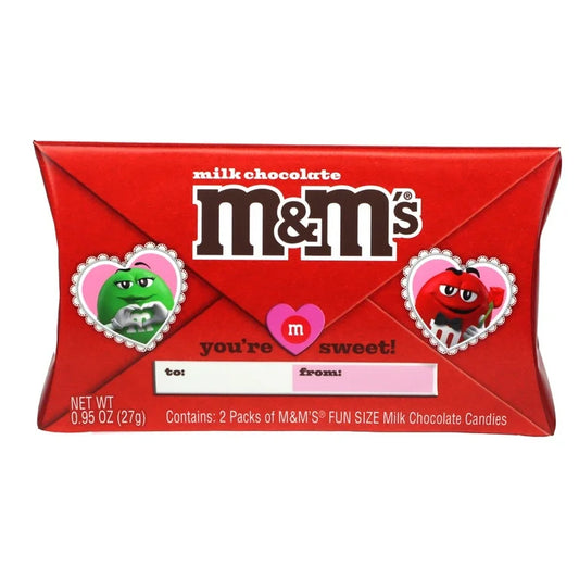 VALENTINE: Sobre Carta M&M’S Milk Chocolate 27g